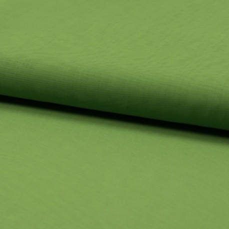 Coupon 3m Tissu Voile de Luxe Vert