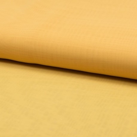 Coupon 3m Tissu Voile de Luxe Jaune