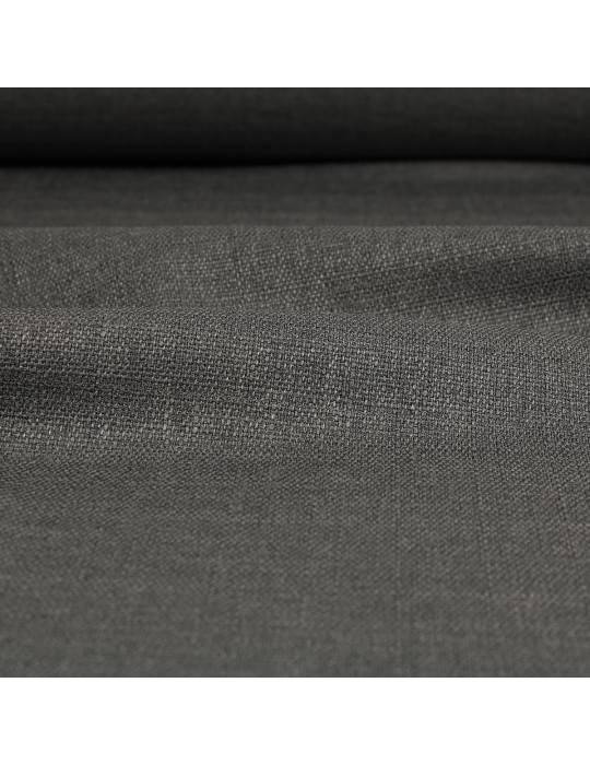 Toile unie 100 % polyester 150 cm gris