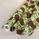 Coupon 3m Tissu Wax Imprimé Vert Pistache