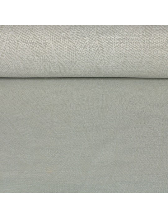 Tissu Jacquard polyester gris