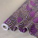 Coupon 3m Tissu Wax Imprimé Rose Violet 
