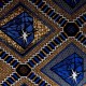 Coupon 3m Tissu Wax Imprimé Diamant Bleu 