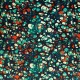 Coupon 3m Tissu Wax Imprimé Motif Pois Multico