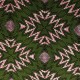 Coupon 3m Tissu Wax Imprimé Géométrique Rose et Vert