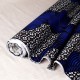 Coupon 3m Tissu Wax Imprime Mix Bleu