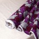Coupon 3m Tissu Wax Imprime Mix Prune
