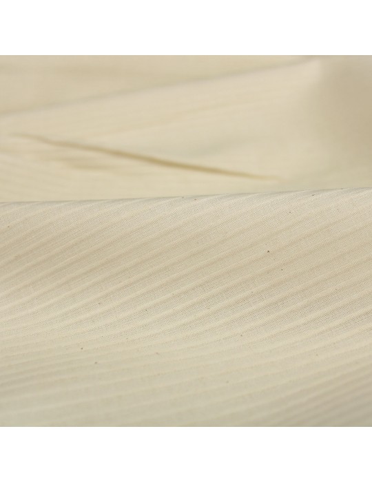 Tissu toile de coton blanc